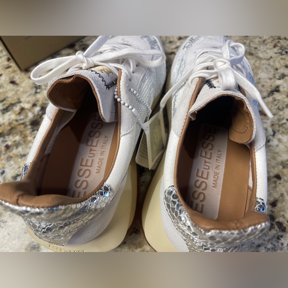 NWT Esseutesse special white Italian sneaker 41 us10 - Picture 5 of 16